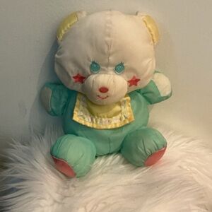 1991 Playskool Sweet Beginnings Vintage Plush Bear Mint Green